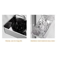 thumbnail image 4 of Metal Cat Litter Box with Lid, Top Entry Stainless Steel Cat Toilet, High Sided Litter Pan for Small Spaces, Gray, 23.6" x 15.7" x 13.5", 4 of 8