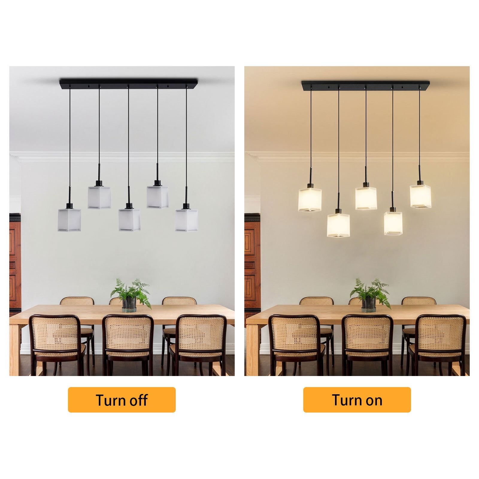 Modern 5-Light Ceiling Light Fixture Ceiling Mounted Light Indoor Ceiling Light