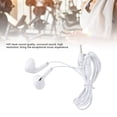thumbnail image 5 of BIMZUC Wired Sport Earphone 3.5mm Universal HiFi Music Bass Earbud Headphone with Microphone, In-Ear 3.3ft Corded Gaming and Casual Listening Audio Earplug Style for Smartphone & PC, White, 5 of 9