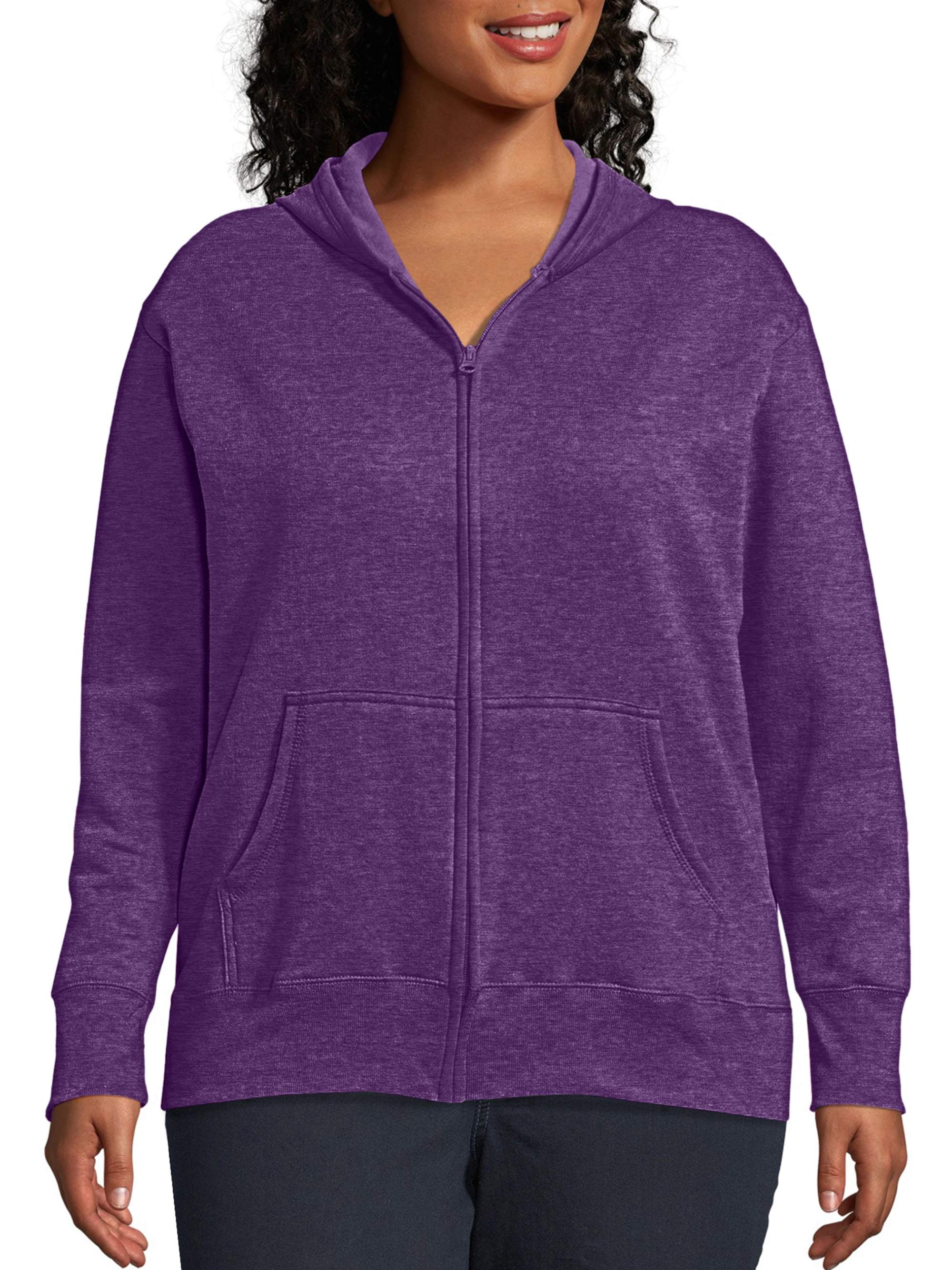 Details Womens Plus Size Zip Front Hooded Jacket