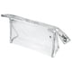 thumbnail image 1 of Bolsas de maquillaje Unique Bargains Neceser transparente Impermeables Tono plateado Mediano, 1 of 1