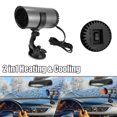 thumbnail image 2 of Unique Bargains 12V 150W Portable Car Heater Windscreen Fan Defogger Defroster with Suction Holder Gray, 2 of 8