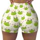 thumbnail image 2 of Fotbe Green Frog Shorts Sin Costuras – Shorts Deportivos de Cintura Alta para Mujer, Elásticos para Gimnasio, Yoga, Running o Ciclismo-Medium, 2 of 8
