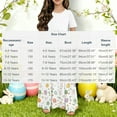 thumbnail image 3 of HOZADOIE white Dresses for Girls Easter Print Spring Summer Short Sleeve Crew Neck Color Block Patchwork Casual Breathable Holiday Dresses with Pockets for 4-14 Years, 3 of 6
