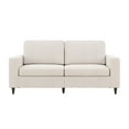 DHP Cooper 3 Seat Sofa, Living Room Furniture, Beige Linen