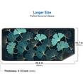 thumbnail image 2 of Gaming Large Mouse Pad for Desk 35.4\u201c x 15.7 ", Big Size Golden Lines Ginkgo Plants Art Mouse Pads, Long Non-Slip Rubber Base Computer Mousepad for Full Desk Mat, 2 of 6