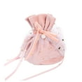 thumbnail image 5 of perfeclan Candy Bag Bridal Bag Chinese Wedding Velvet Fashion Drawstring Gift Bag Drawstring Pouch for Party Supplies Gift Prom Pink, 5 of 9