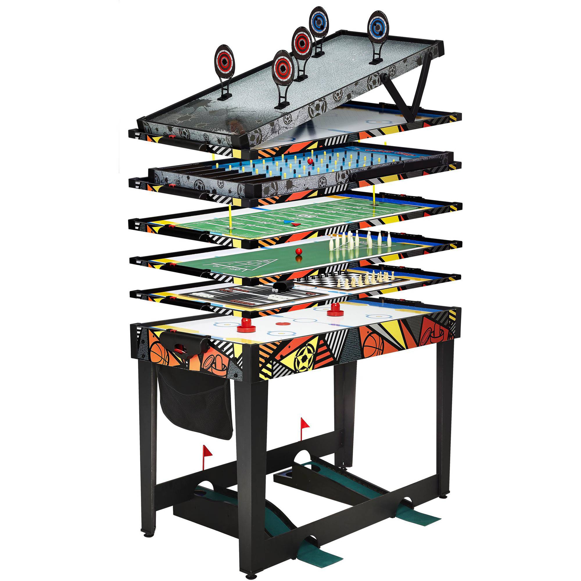 48" 12-in-1 Multi-Activity Combination Game Table - image 2 of 11