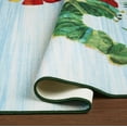 thumbnail image 6 of Eric Carle "The Very Hungry Caterpillar" Elementary Sun Scene Kids Machine Washable Area Rug, Blue/Green, 6'6"x9'5", 6 of 11