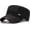 Black C, variant on Cadet Hat Flat Top Hats Army Military Caps for Men Women