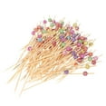 thumbnail image 1 of FELTECHELECTR 100 palillos desechables hechos a mano para cócteles, palillos creativos de bambú para aperitivos, palillos de madera para frutas, decoración de fútbol, suministros para fiestas., 1 of 7