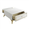 thumbnail image 6 of Castle Place Glam Coffee Table with Storage, White, 6 of 8