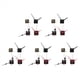 thumbnail image 1 of Kit de Motor de Mecanismo de Movimiento de Reloj de Cuarzo de Eje de 20 Piezas con 30 Pares de Diferentes Piezas de Reparación de Reloj, 1 of 5