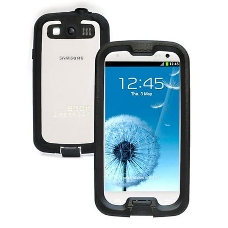 Samsung Galaxy S3 Lifeproof Nuud Case (Black / Clear)