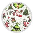 thumbnail image 1 of Faldas para árbol de Navidad Grin-Ch de 36 pulgadas, tapete para árbol de Navidad para fiestas de invierno, falda para árbol de Navidad para decoraciones navideñas rústicas, 1 of 8