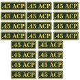 thumbnail image 1 of Aolamegs Juego De Pegatinas De Vinilo Para Latas De Munición, 9 Mm, 5,56, 7,62, 12 Ga, .22, .223, .308, .300, .380, .45 (Paquete De 20/.45Acp), 1 of 5