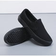 thumbnail image 6 of Mens Slip on Sneakers Loafers Shoes Canvas Black Shoes Canvas White Casual Fashion Shoes, 6 of 14