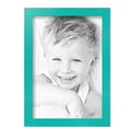 thumbnail image 2 of ArtToFrames 9" x 13" Aqua Picture Frame, 9x13 inch Green Wood Poster Frame (WOM-5186),  Pack, 2 of 7