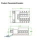 thumbnail image 2 of 10PCS DB9 Solderless Connector, RS232 D-SUB Serial to 2 Row 9-Pin Port Terminal Adapter Breakout Board with Nuts, 2 of 5