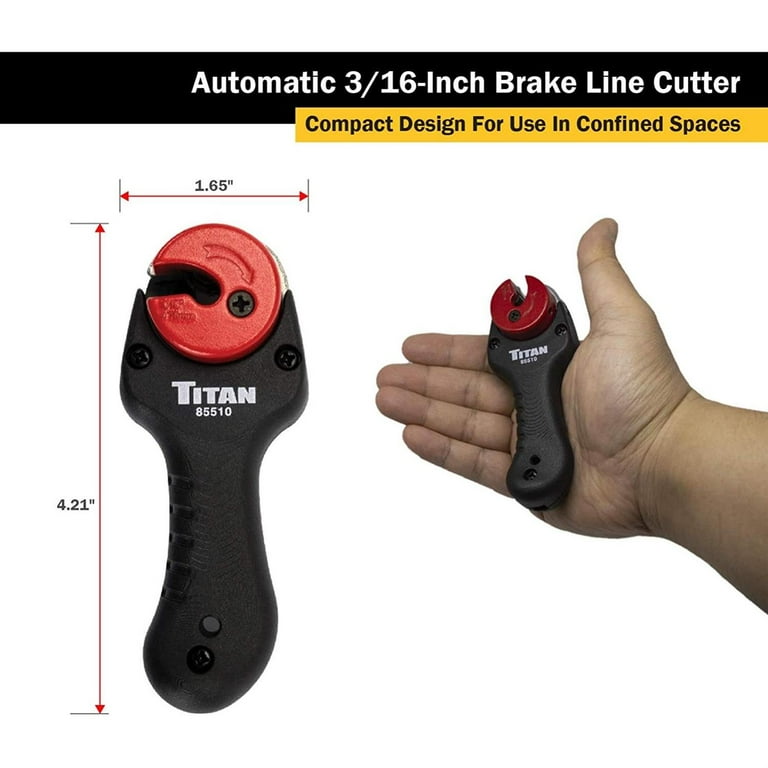 Titan 85510 Ratcheting Tubing Cutter 3 16 Inch Automatic Brake