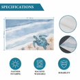 thumbnail image 5 of Marine Theme Sea Turtle Starfish Placemats Set of 6,Wipeable Washable Table Mats for Dining Tables, Ocean Beach Watercolor Art Place Mats for Kitchen Event Party Tabletop Decor, 5 of 9