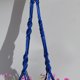 thumbnail image 3 of Maceta colgante para plantas, ideal para interiores, exteriores, techos, terrazas y balcones (azul), 3 of 6