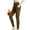 Brown, variant on Dasayo Tummy Control Womens Tights High Waist Yoga Beige Fleece Lined Winter Thermal Leggings Trousers for Women L