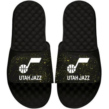 

Men s ISlide Black Utah Jazz Speckle Slide Sandal