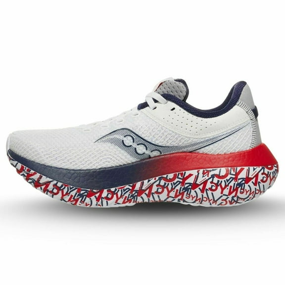 Saucony Women's Kinvara PRO Sneaker, White/Silver, 11