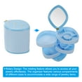 thumbnail image 4 of Unique Bargains Rotating Jewelry Organizer, 4 Layer Small Jewelry Storage Box Mirror Jewelry Case Holder Style 2, Blue, 4 of 6