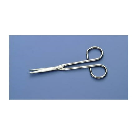 Floor Grade Scissors Busse Utility Scissors Nurse 5-1/4 Inch Floor Grade Stainless Steel Sterile Finger Ring Handle Angle, 1 Count ()
