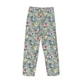 thumbnail image 5 of Goofa Rose Flowers Printed Soft Pajama Pants for Men, Wide Leg Comfy Casual Lounge Yoga Pants-Small, 5 of 9