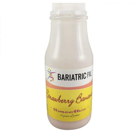 BariatricPal Ready To Shake Instant 15g Protein Fruit Drink - Strawberry Banana Smoothie Pack: One (Best Strawberry And Banana Smoothie)