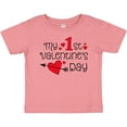 thumbnail image 3 of Inktastic My First Valentines Day Red Hearts and Arrow Boys or Girls Baby T-Shirt, 3 of 5