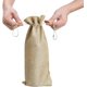 thumbnail image 4 of Paquete de bolsas de arpillera para botellas de vino con cordón, 10 unidades, 5 colores, bolsas de yute de lino reutilizables para regalo, bolsas de arpillera para envolver botellas (14,4 ×, 4 of 5