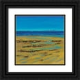 thumbnail image 1 of Francis, Sandra 20x20 Black Ornate Wood Framed with Double Matting Museum Art Print Titled - Coastal Colour Strip I, 1 of 4