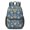 Police and Traffic Cone Blue Pattern, variant on Police and Megaphone Blue Pattern 17" Waterproof Oxford School Backpacks for Teens, S-Shape Padded Straps, for School, Travel, Hiking, Camping