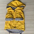 thumbnail image 1 of CNKOO Stylish Striped Rain Jacket for Puppies  Keep Your Pup Warm & Dry, 1 of 7