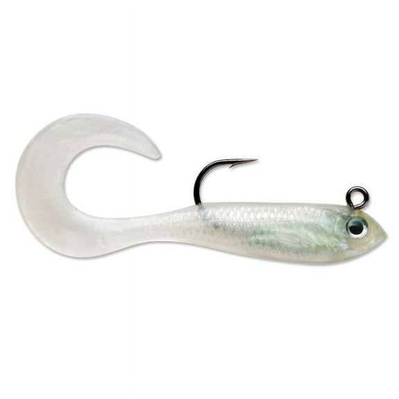Storm Wild Eye Curl Tail Minnow, Size 3 In. (BASE UPC 0003998492023) Color Pearl