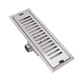 thumbnail image 1 of Drenaje De Piso De Ducha ANGGREK Rectangular Desagüe De Ducha Lineal 12 Pulgadas Antiobstrucción Acero inoxidable, 1 of 8
