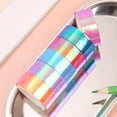 thumbnail image 3 of DEEPCRAFF Gift Wrapping Adhesive Tape Colored Paper 10Pcs, 3 of 8