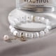 thumbnail image 3 of ZHAOCHENG Pulsera de piedra semipreciosa para mujer, pulsera de cristal Badu, pulsera de ópalo con cuentas de borla y cierre de corazón pequeño y fresco, joyería, 3 of 5