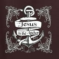 thumbnail image 2 of Wild Bobby, Jesus Is The Anchor Of My Life, Inspirational/Christian, Women Tri-Blend Racerback Tank Top, Brown, Small, 2 of 4