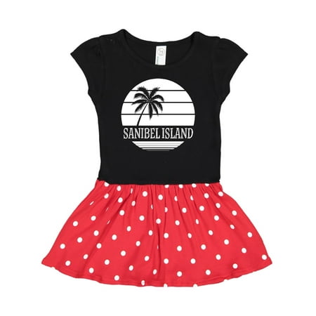 

Inktastic Sanibel Island Florida Vacation Gift Toddler Girl Dress
