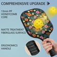 thumbnail image 4 of Pickleball Paddles Set,Pioneer Flower Floral Print Pattern Fiberglass Surface Pickleball Racket Set with 2 Indoor Outdoor Pickleball Balls and Pickleball Bag,Pickle-ball Equipment, 4 of 6