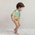 thumbnail image 2 of Kdxio Starfish And Seashell On The Beach Pattern Unisex Baby Cotton Short Sleeve Bodysuits-6 Months, 2 of 5