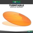 thumbnail image 6 of Mobile Pro Shop (Orange) Acrylic Turntable Mat - 12" Vinyl Record Player Slipmat - Anti-Static & Noise Reducing Platter Mat for LP Players, 6 of 6