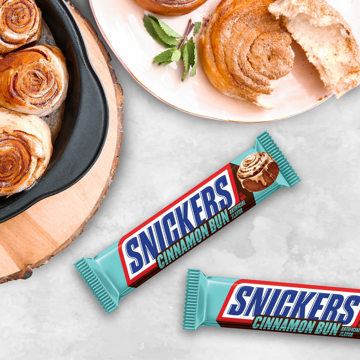 Snickers Cinnamon Bun Chocolate Candy Bars - 1.5 oz Bar (Available in Store Only)