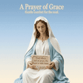 thumbnail image 2 of Stijggn Our Lady of Grace Figure Devout Gift, Prayerful Inspiration Home Office Table Decor, 2 of 6