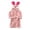 kids sleepwear - Pink, variant on REDARER Boys Girls Cute 3D Bunny Hooded Bathrobe Big Rabbit Ears Self Tie Belt Ultra Soft Warm Flannel Kids Sleep Robe,2-3 Years